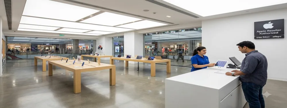 Aptronix Apple Premium Reseller store counter